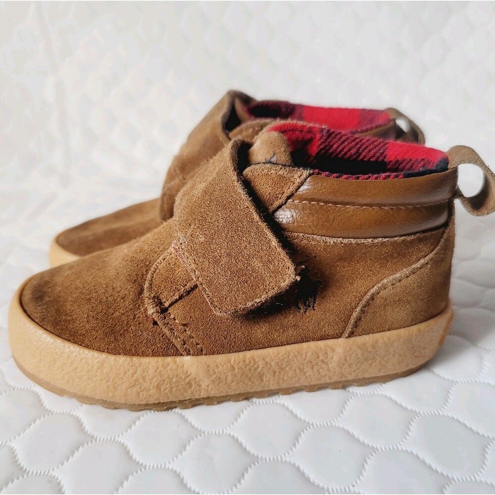 Polo Ralph Lauren Toddler Boys Size 8 Camdyn ZE Brown Suede High-Top  Sneakers